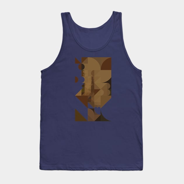 Taekwood Shapes in the Abstract Tank Top by Ephydriad Design